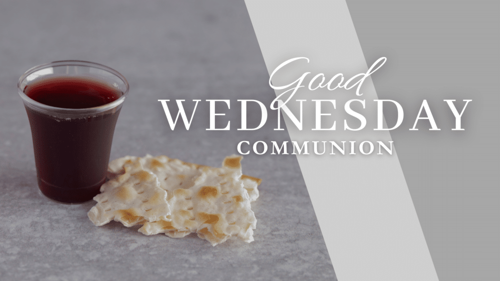 Good Wednesday Communion Image