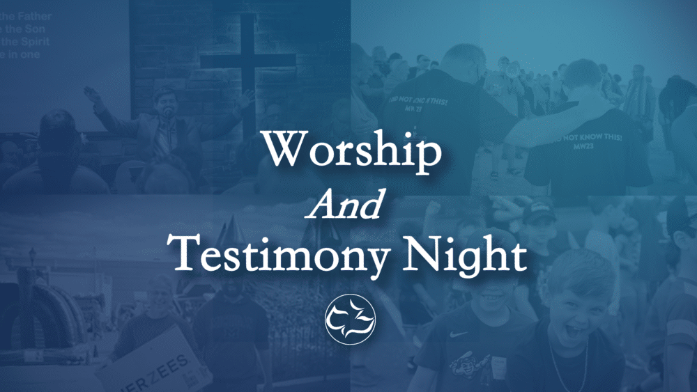 Worship & Testimony Night Image